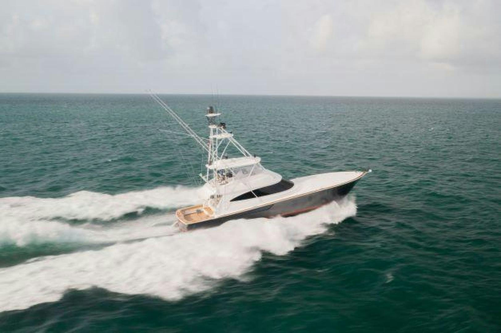 a boat in the water aboard DAWG DAZE Yacht for Sale