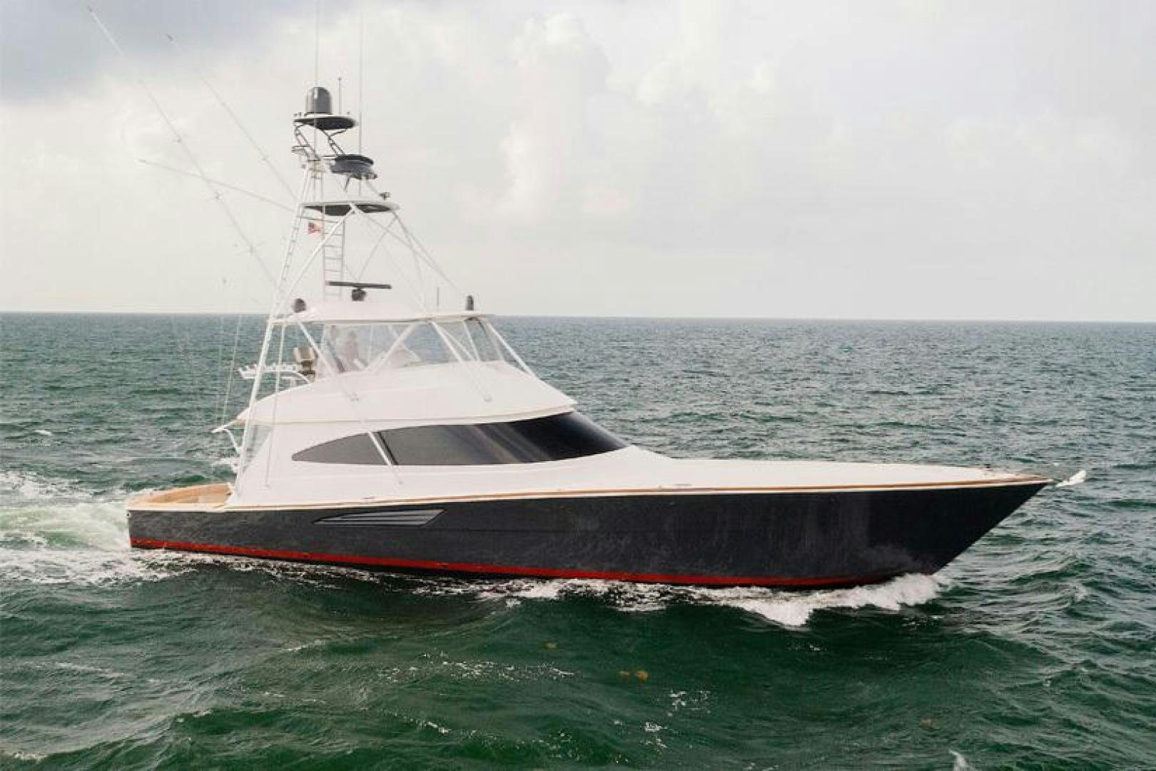 a boat in the ocean aboard DAWG DAZE Yacht for Sale