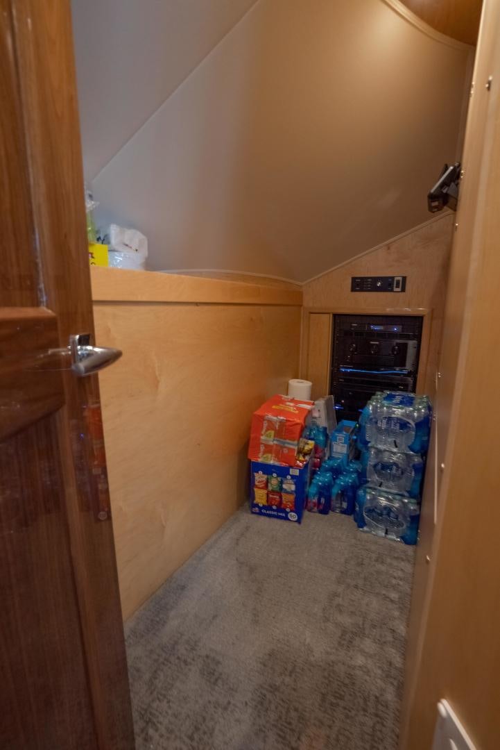 a room with a lot of plastic containers on the floor aboard DAWG DAZE Yacht for Sale