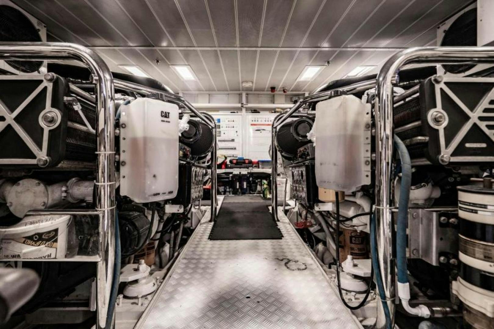 a large factory with machinery aboard KNOT WOKE Yacht for Sale