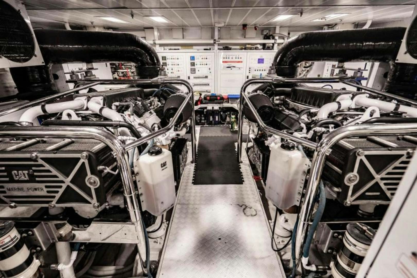 a large machine in a factory aboard KNOT WOKE Yacht for Sale