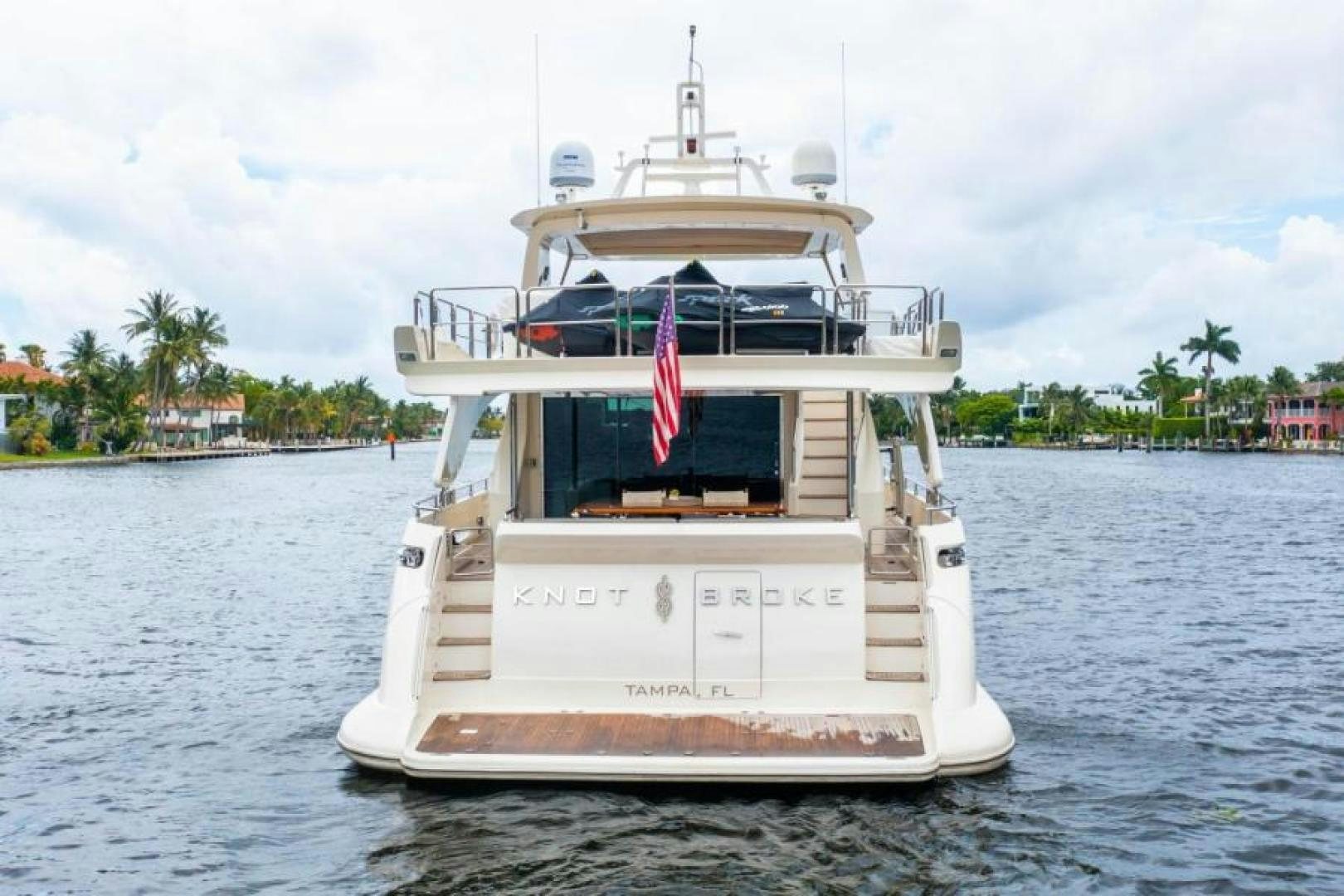 a boat on the water aboard KNOT WOKE Yacht for Sale