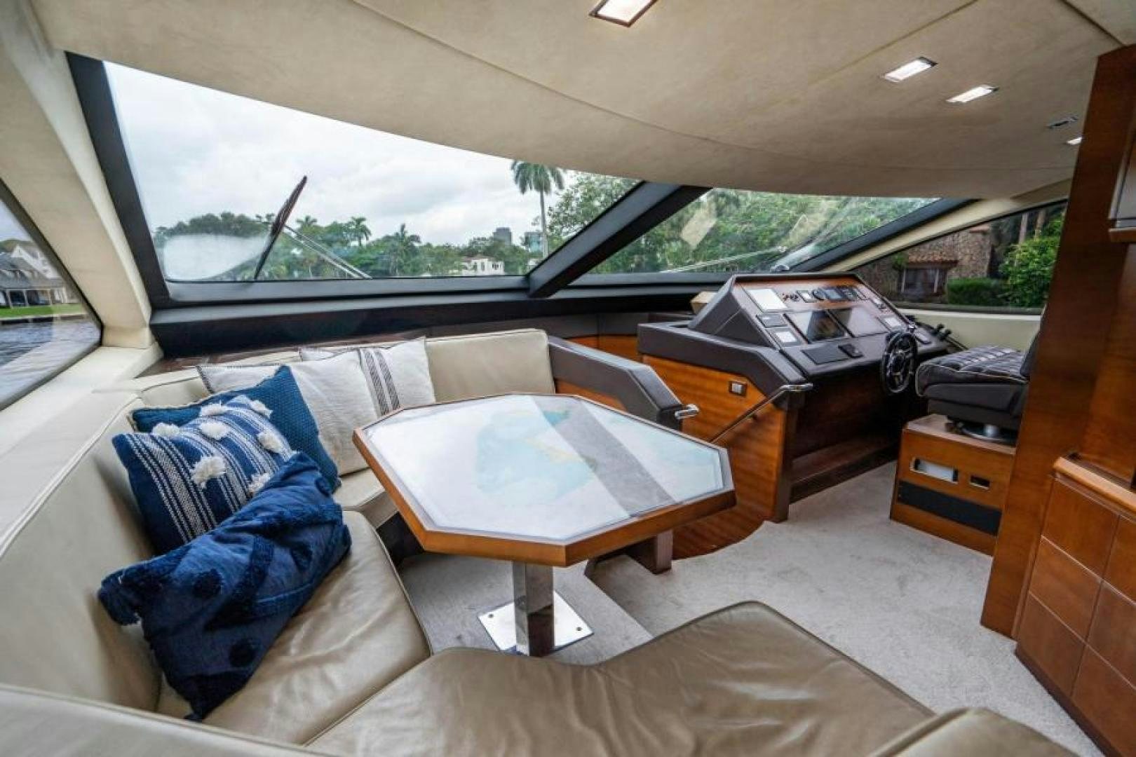 inside of a car aboard KNOT WOKE Yacht for Sale
