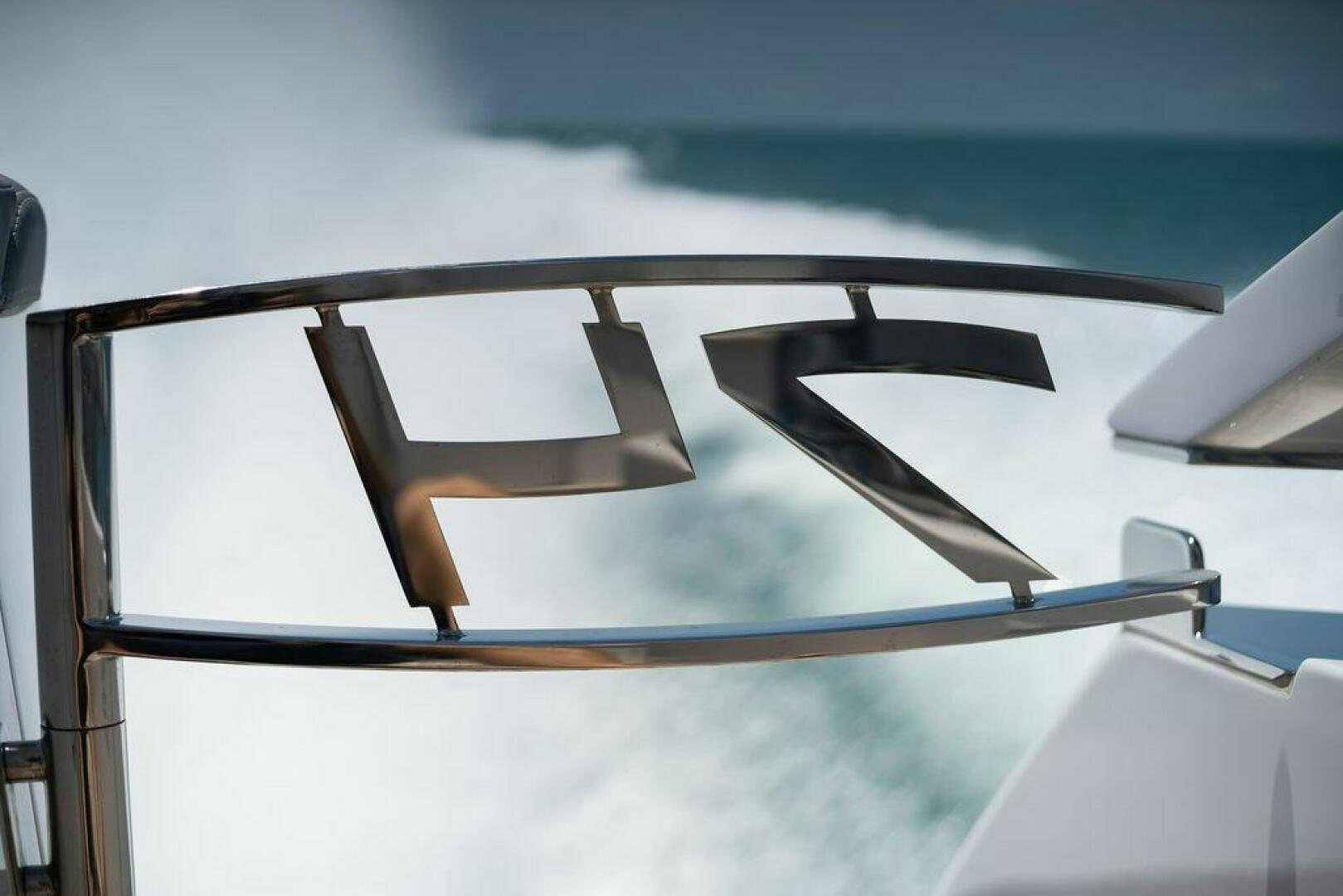 a clock on a building aboard VIDI Yacht for Sale