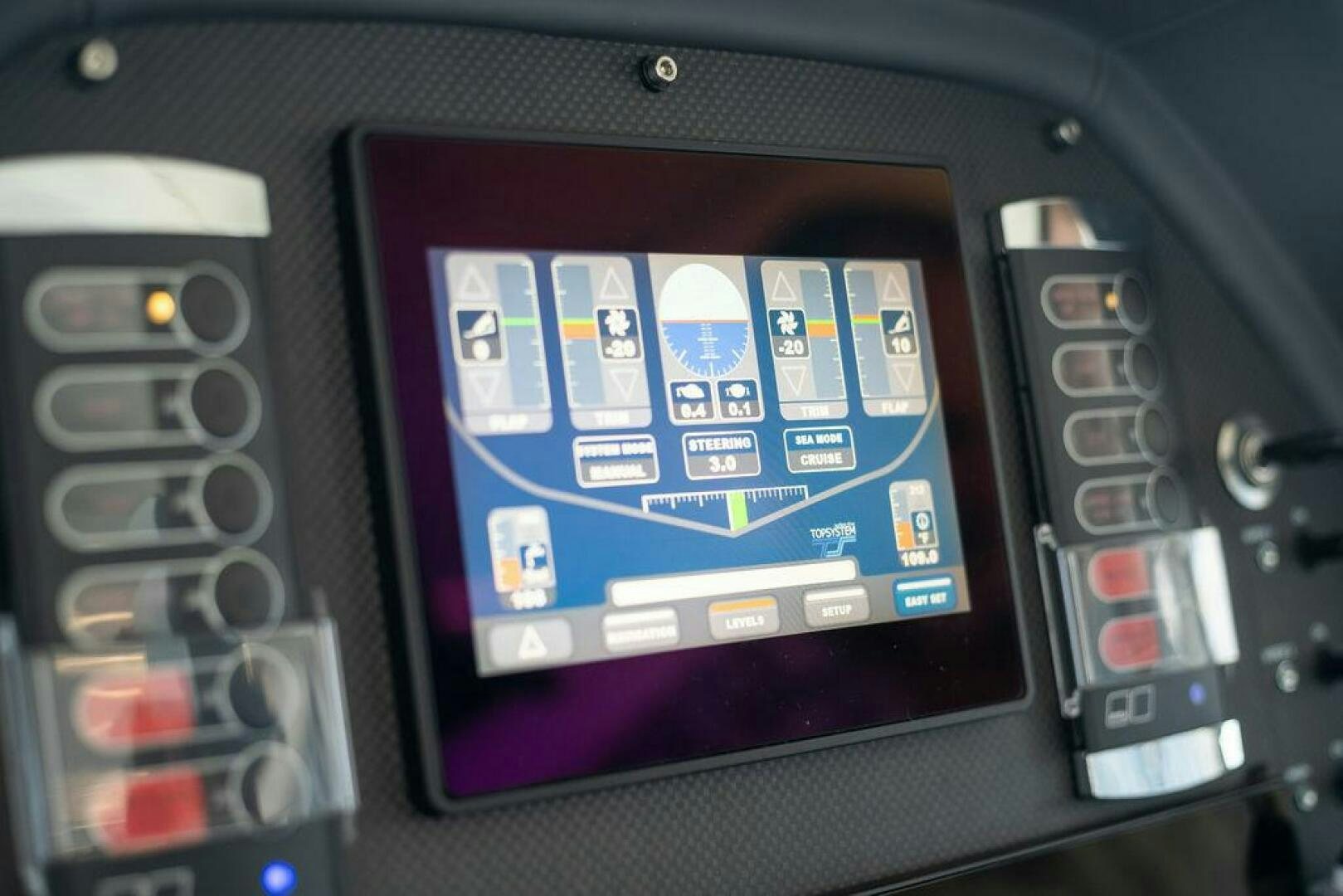 a couple of cell phones aboard VIDI Yacht for Sale