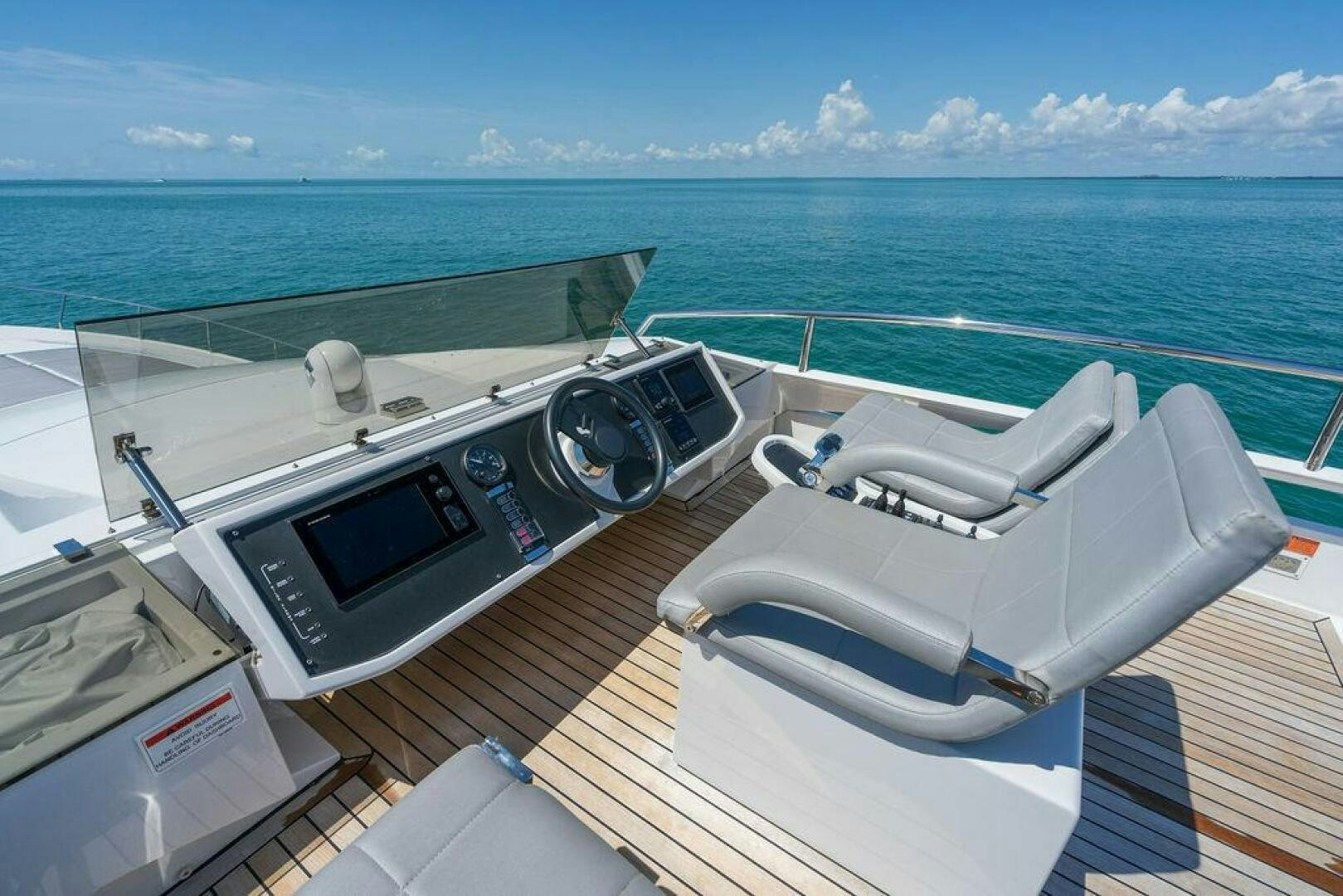 a boat on the water aboard VIDI Yacht for Sale