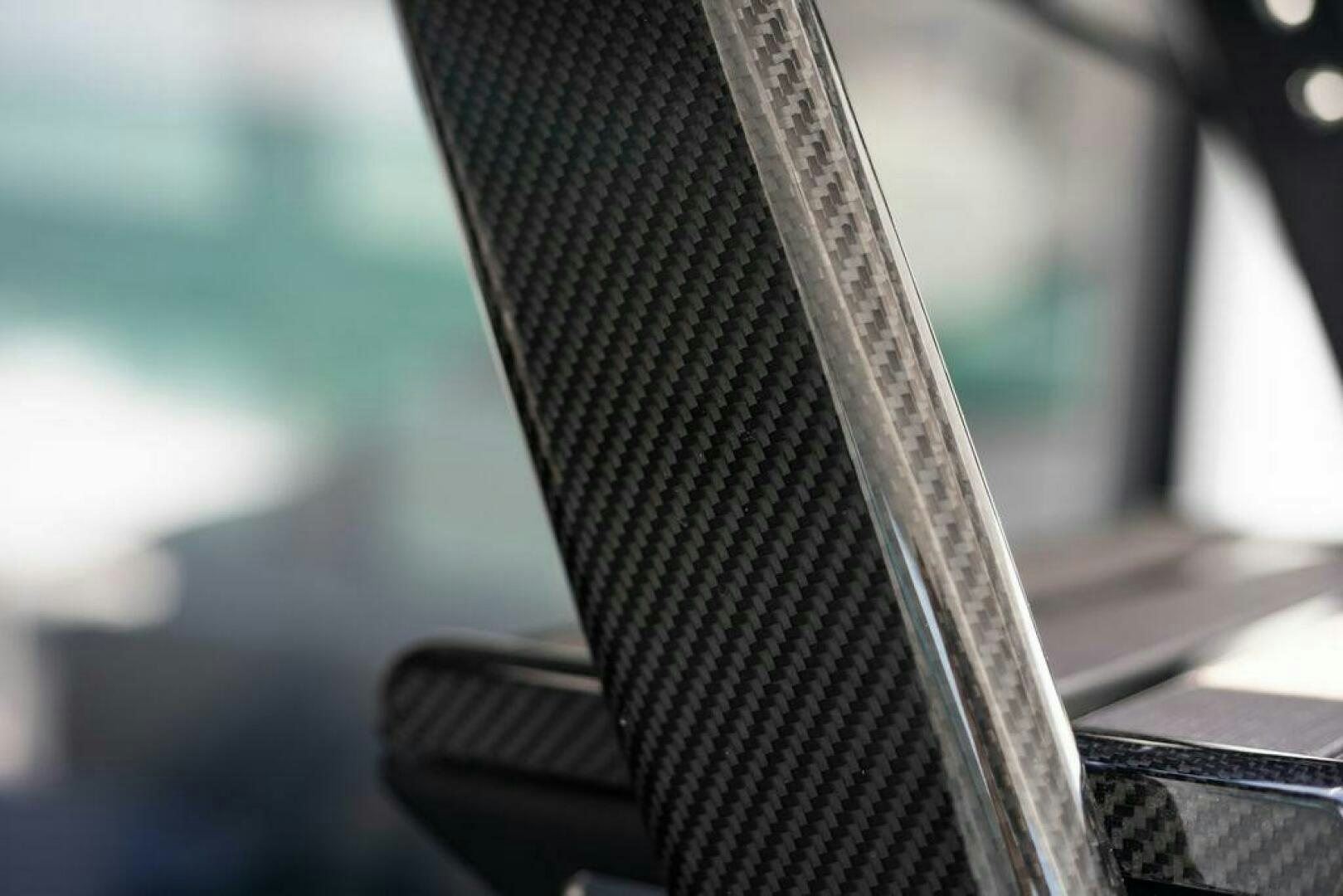 a close-up of a tire aboard VIDI Yacht for Sale