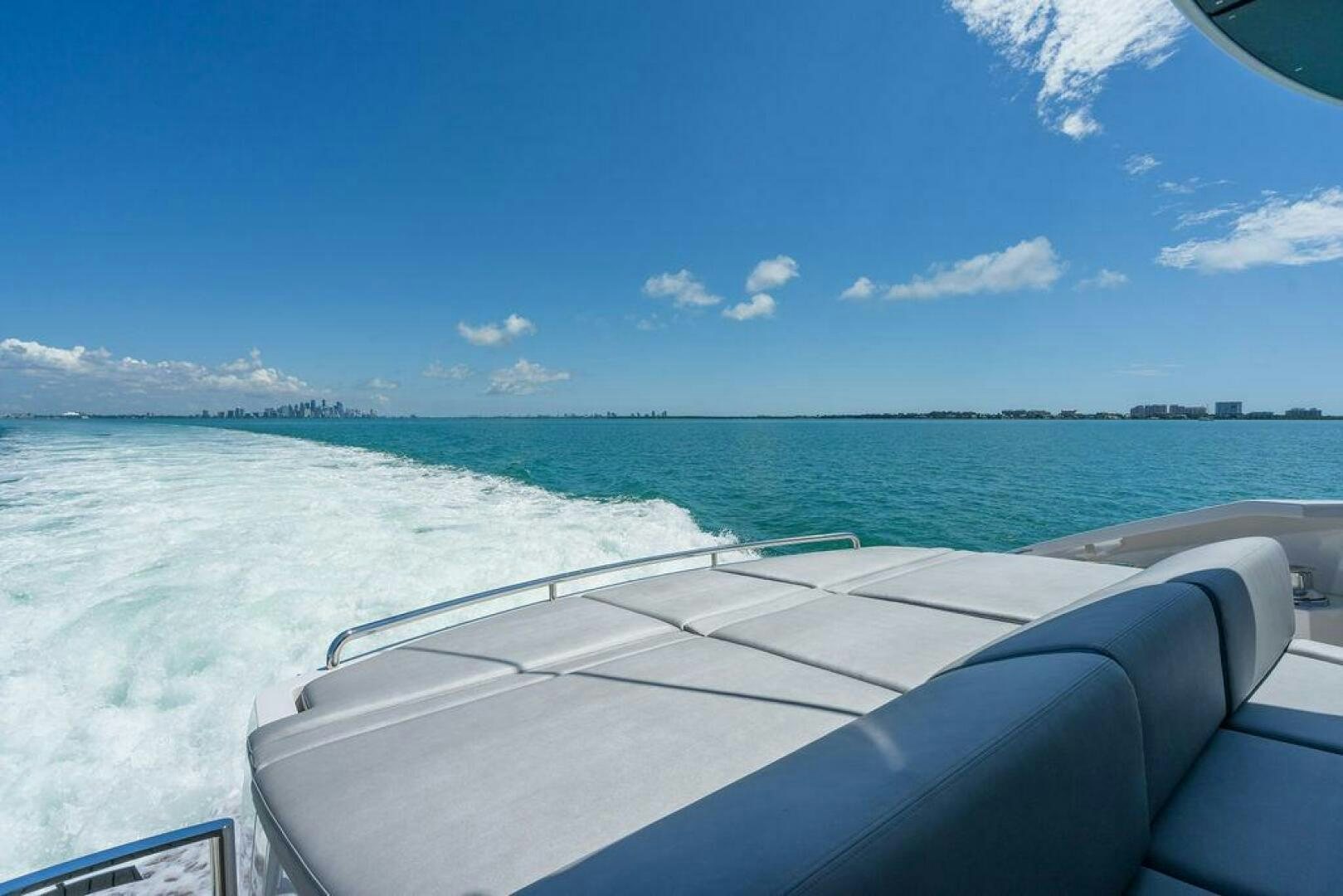 a boat on the water aboard VIDI Yacht for Sale