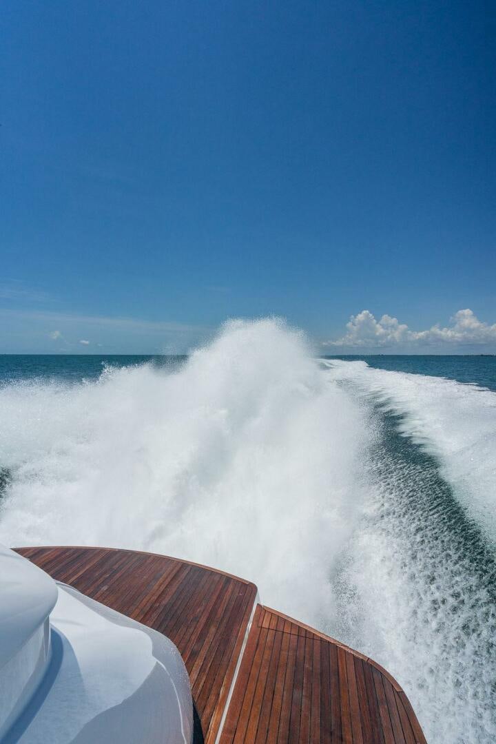 a boat on the water aboard VIDI Yacht for Sale