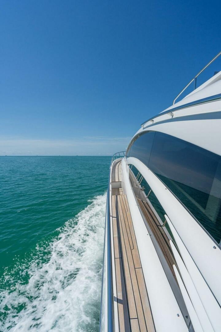 a boat on the water aboard VIDI Yacht for Sale