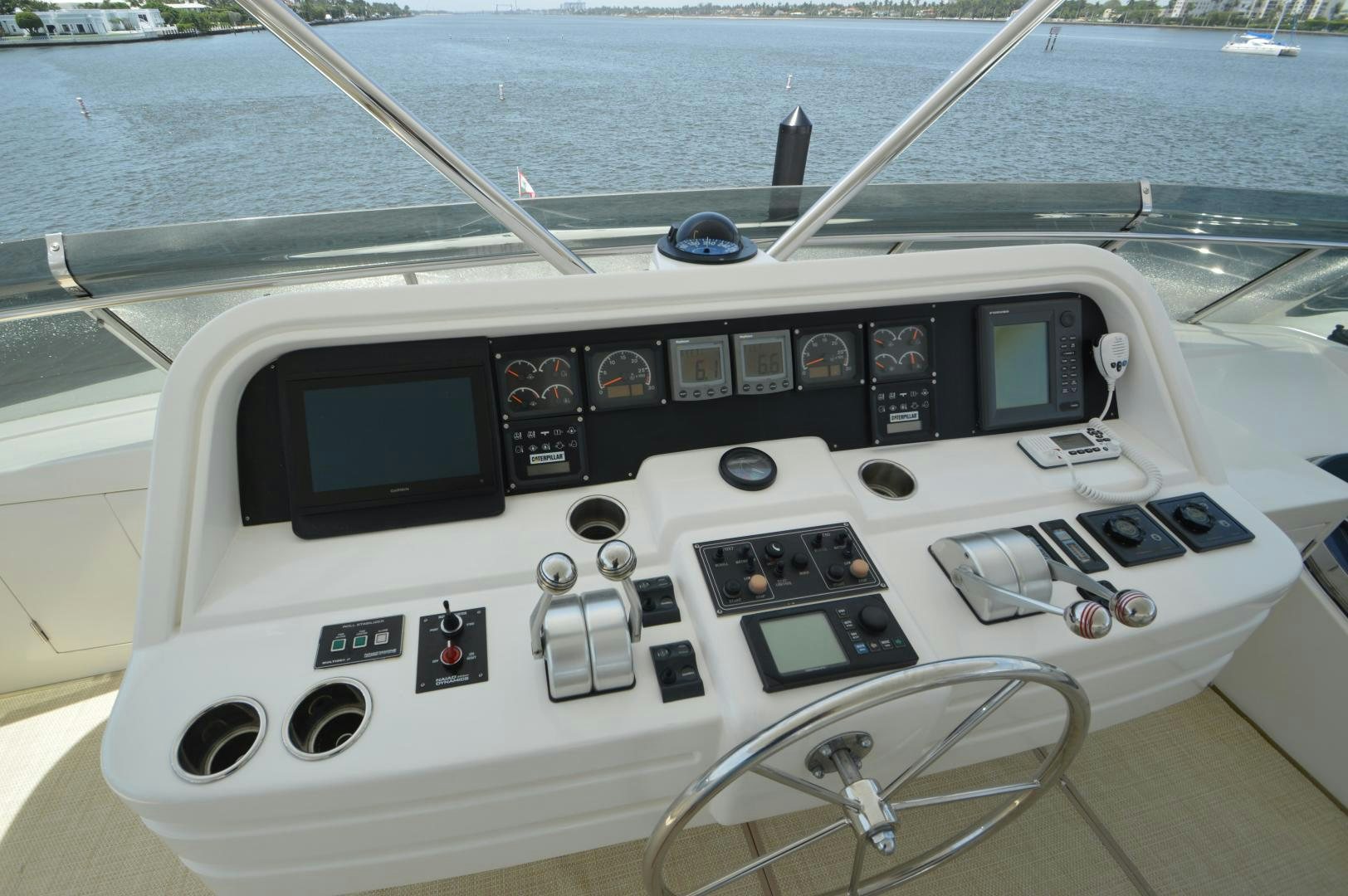 a boat on the water aboard GRACE Yacht for Sale