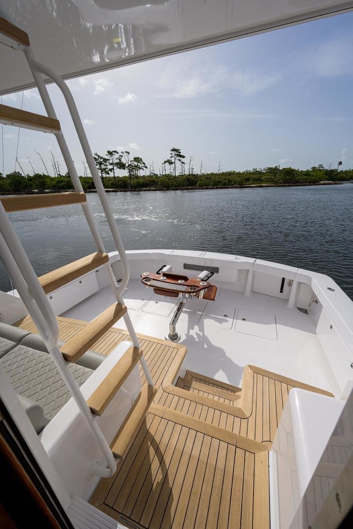 a boat on the water aboard LA LADY Yacht for Sale