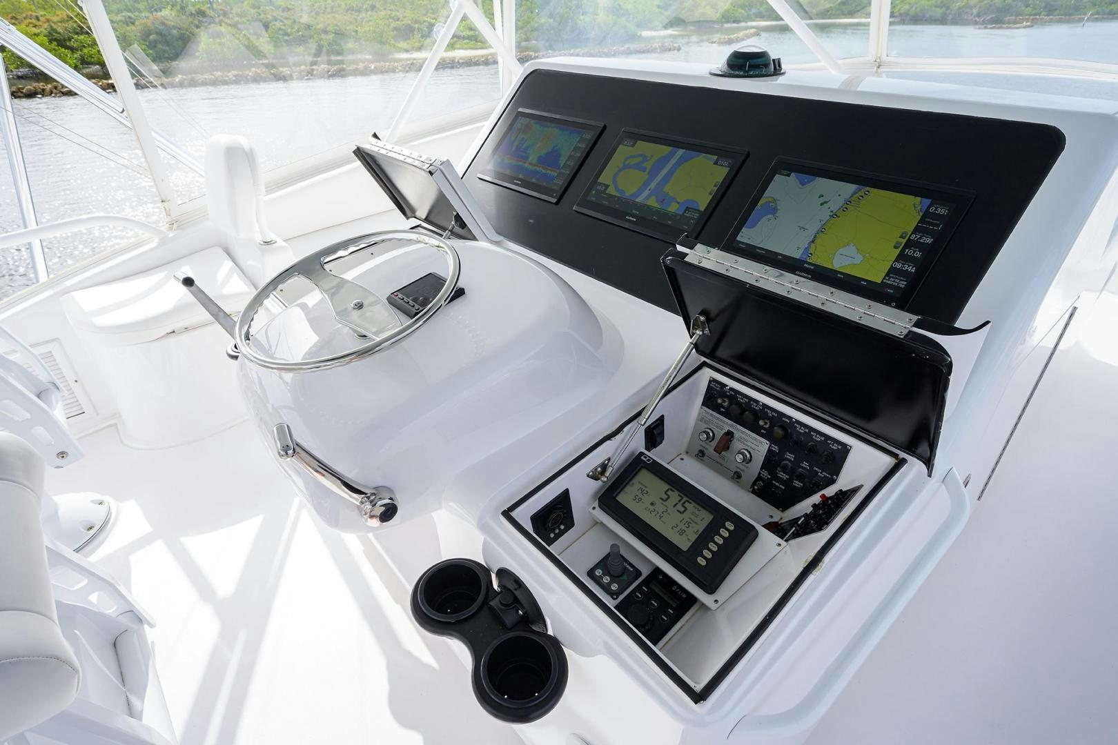 a machine on the counter aboard LA LADY Yacht for Sale