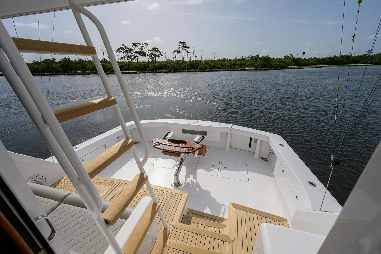 a boat on the water aboard LA LADY Yacht for Sale