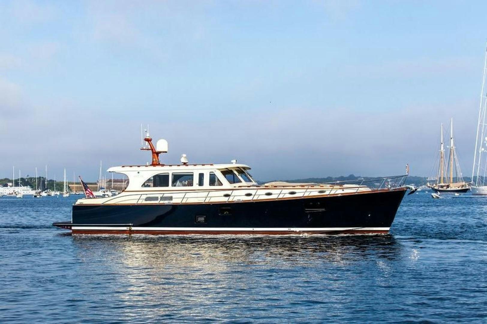 a boat in the water aboard JESSICA Yacht for Sale