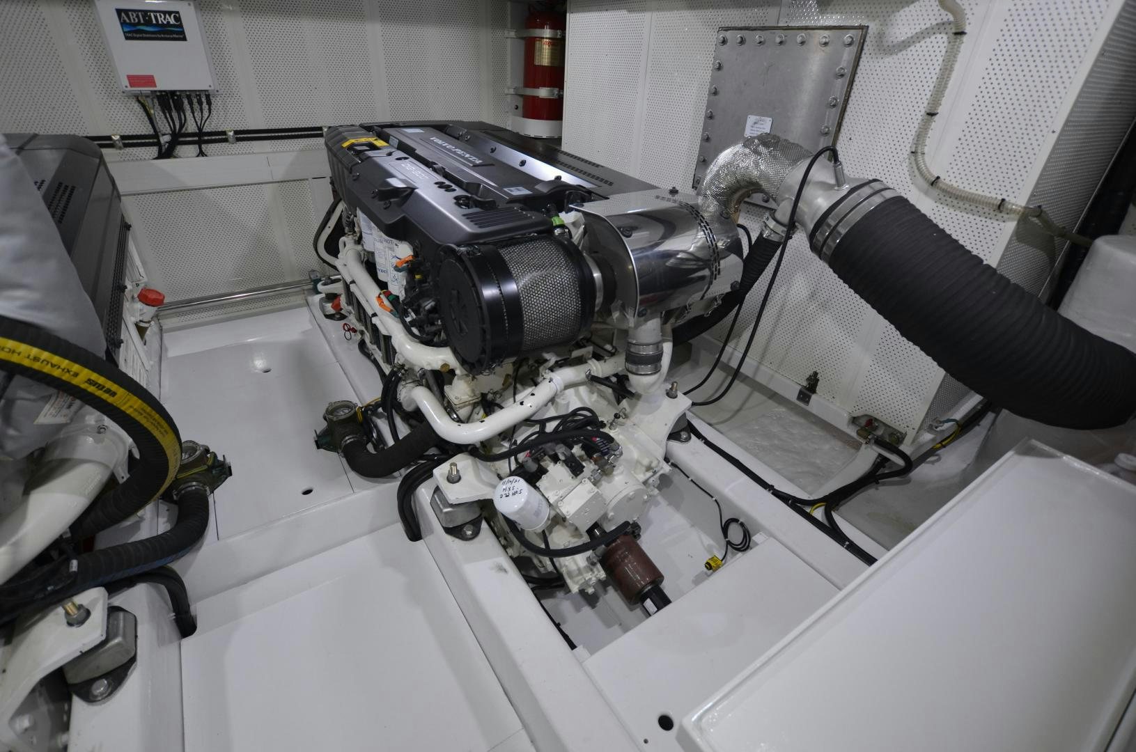 a machine with a large metal cylinder aboard JESSICA Yacht for Sale