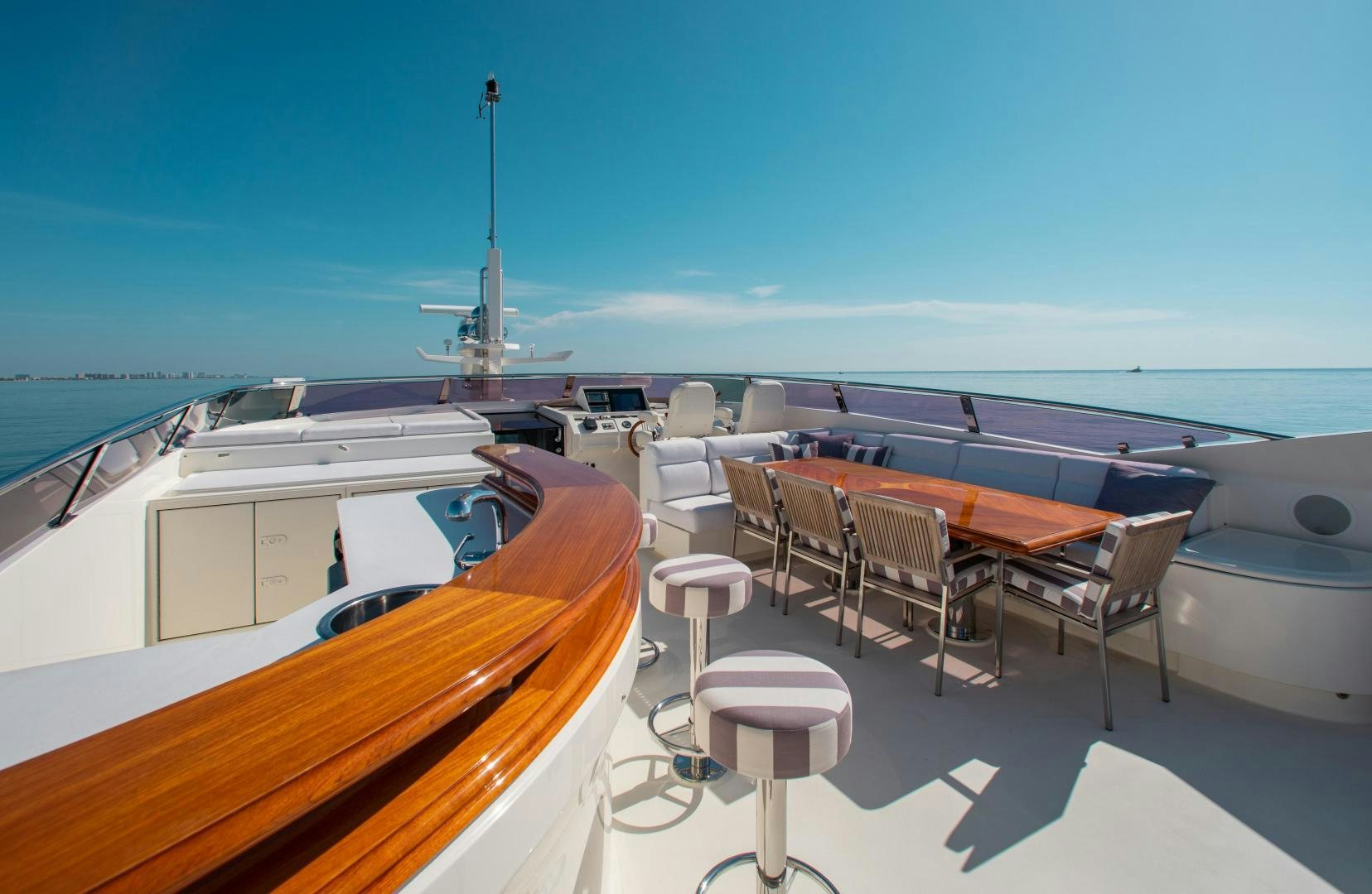 a boat on the water aboard BLACKSHEEP Yacht for Sale