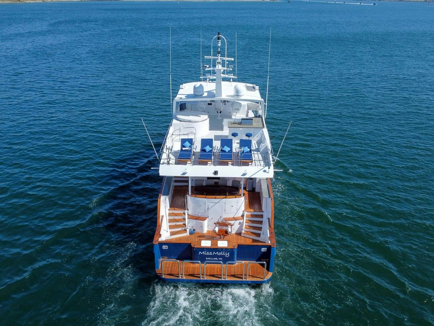a boat in the water aboard LONE WOLF Yacht for Sale