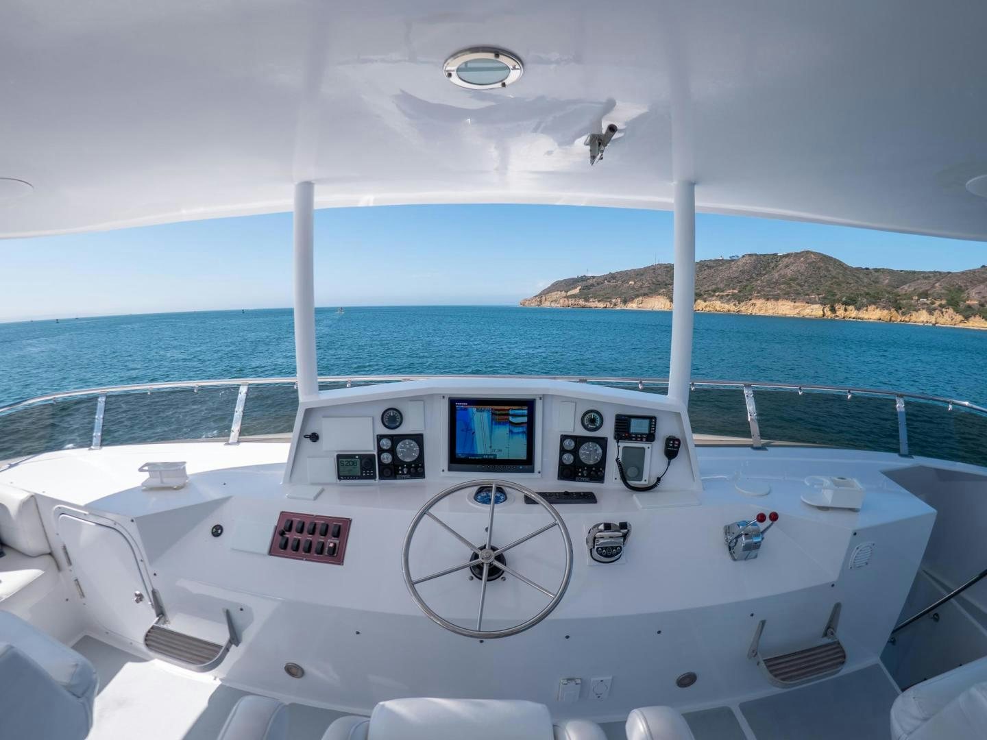 a boat on the water aboard LONE WOLF Yacht for Sale