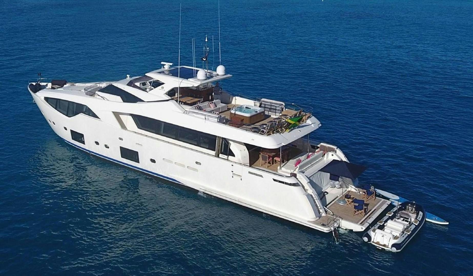 a boat in the water aboard ALANDREA Yacht for Sale