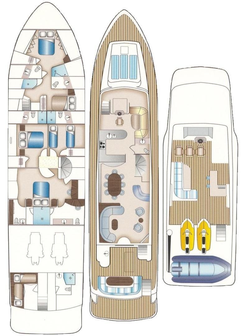 diagram, engineering drawing aboard WINDWARD Yacht for Sale