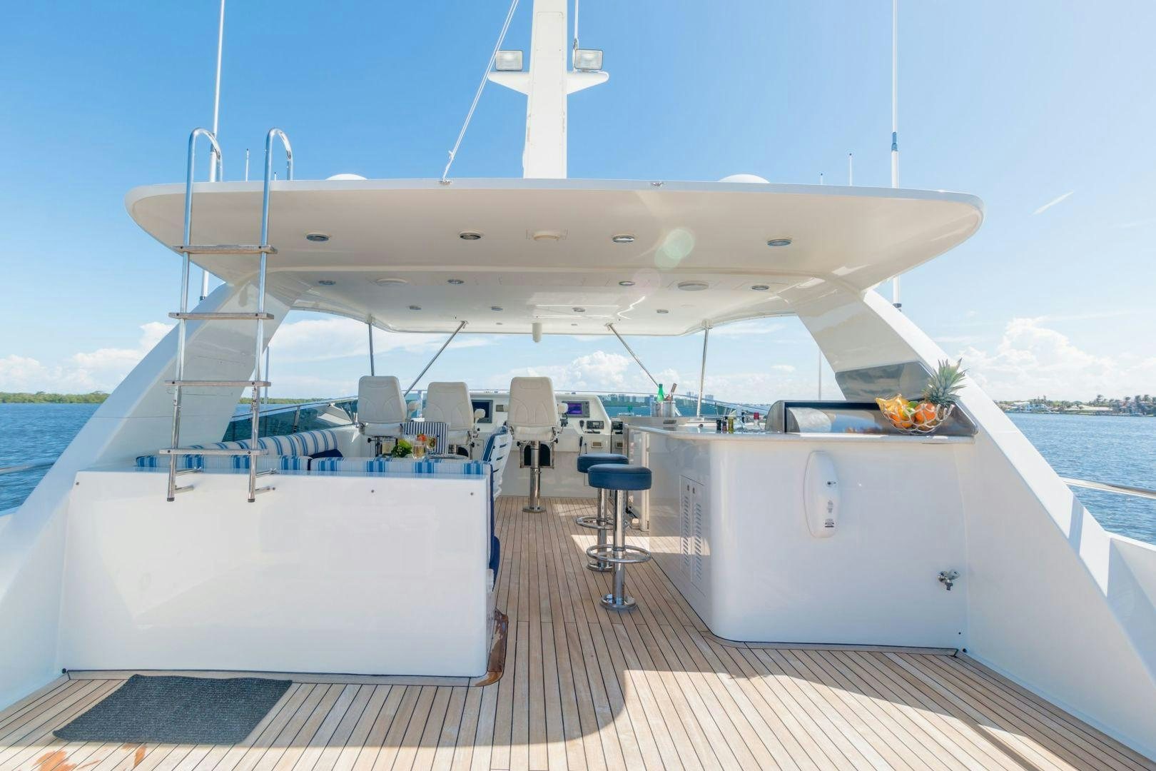 a boat on the water aboard WINDWARD Yacht for Sale
