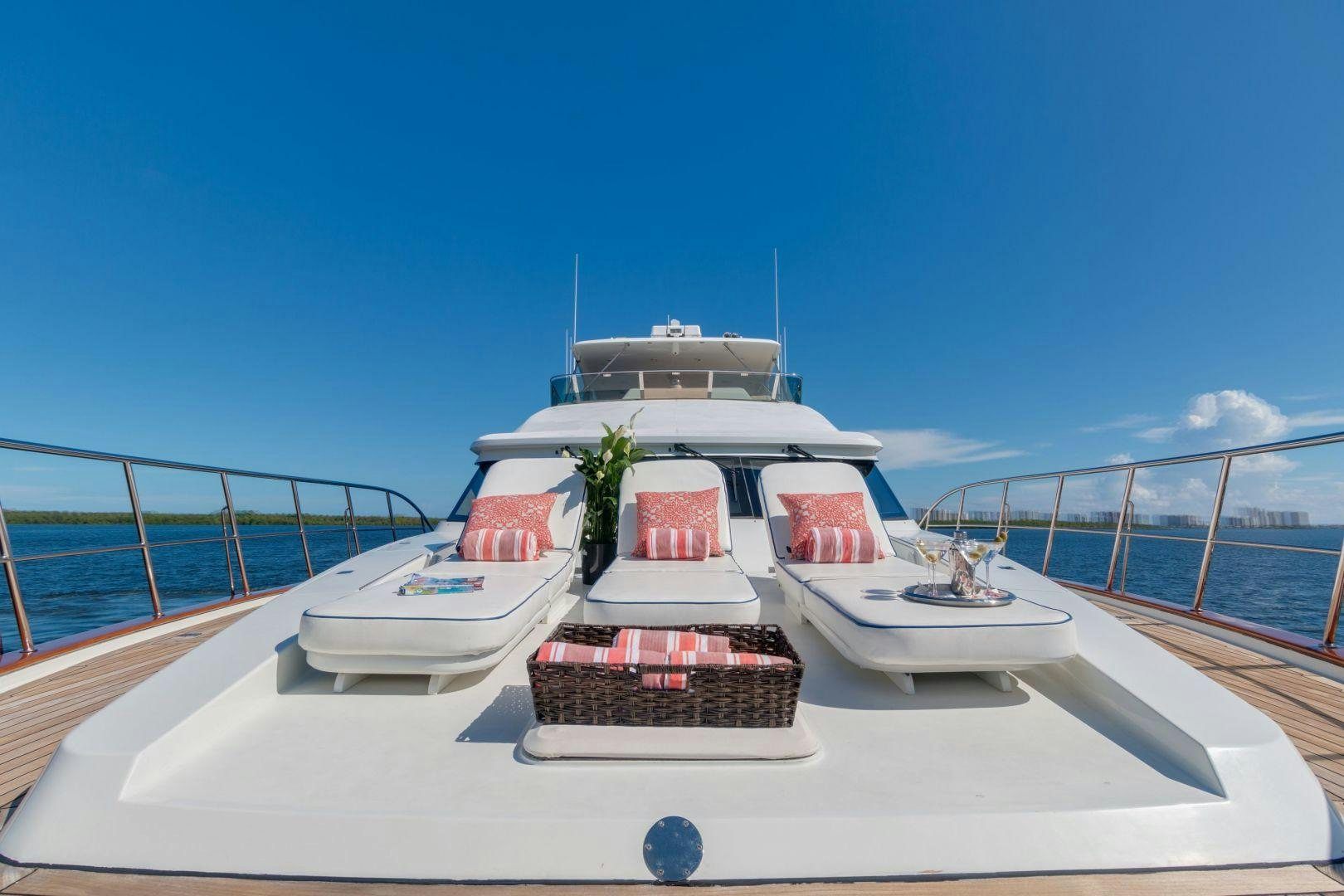 a boat on a large body of water aboard WINDWARD Yacht for Sale