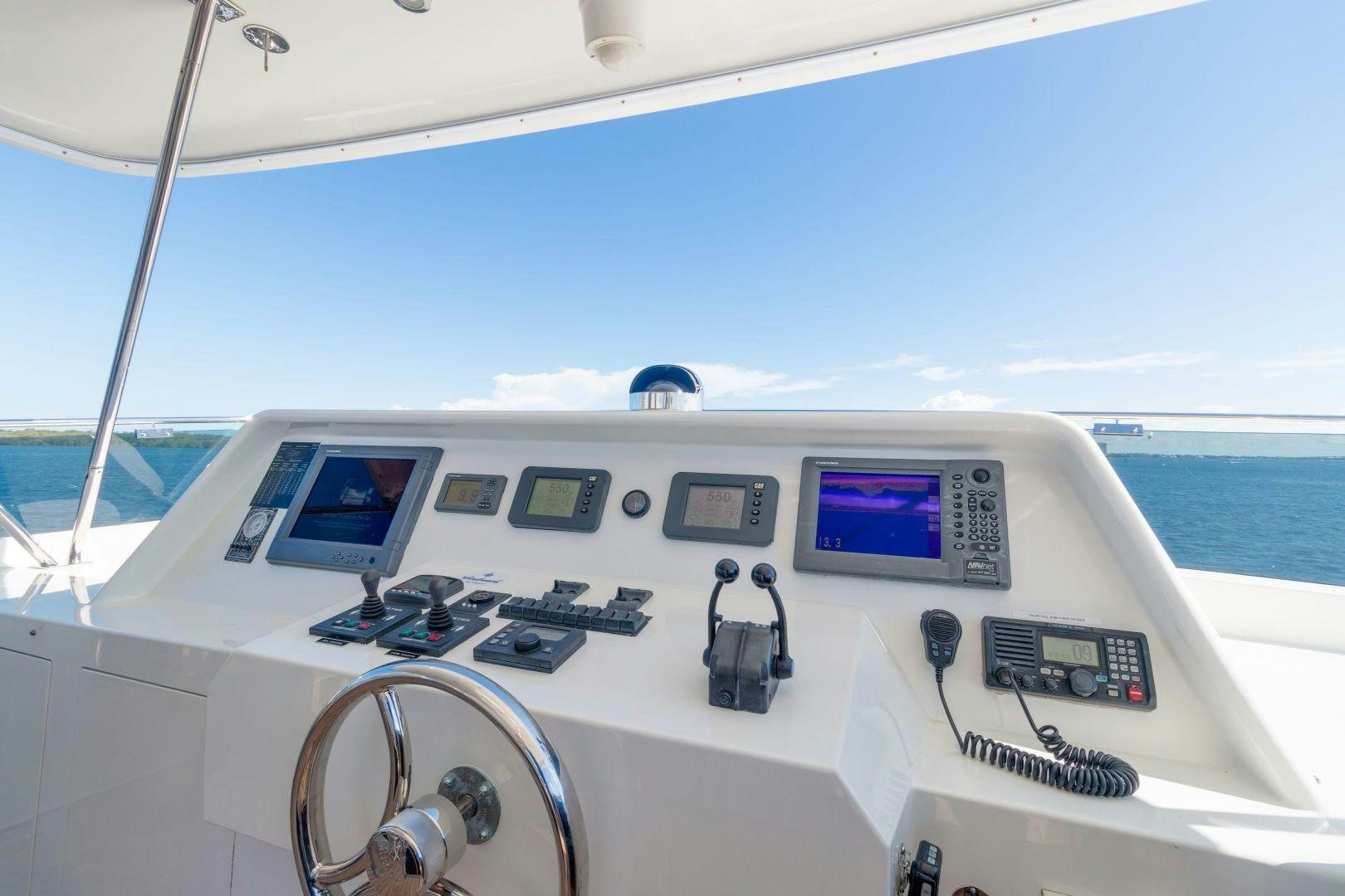 the inside of a boat aboard WINDWARD Yacht for Sale