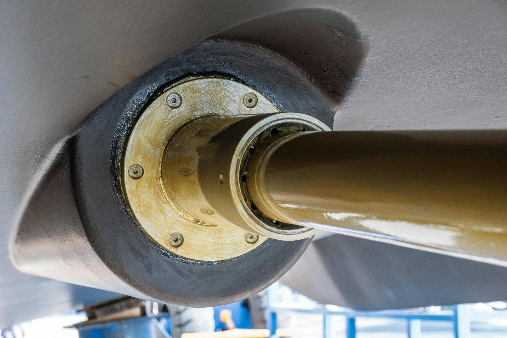 a close-up of a car engine aboard AKAR XIII Yacht for Sale