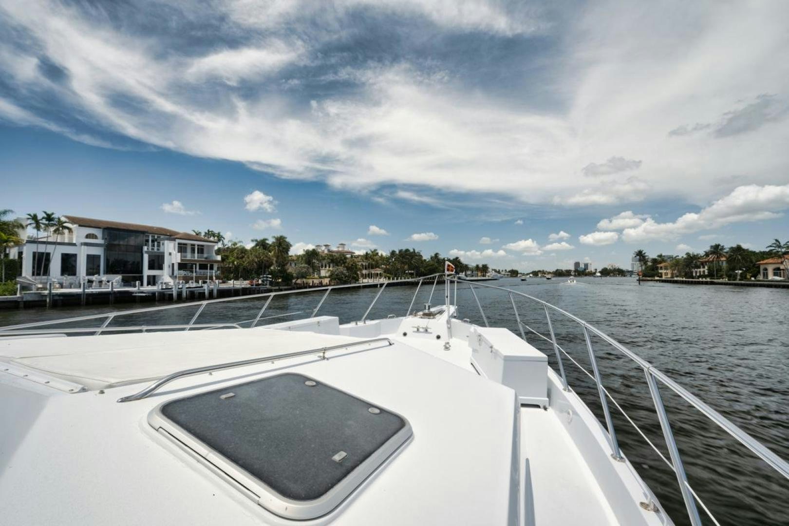 a boat on the water aboard HATT'S OFF Yacht for Sale