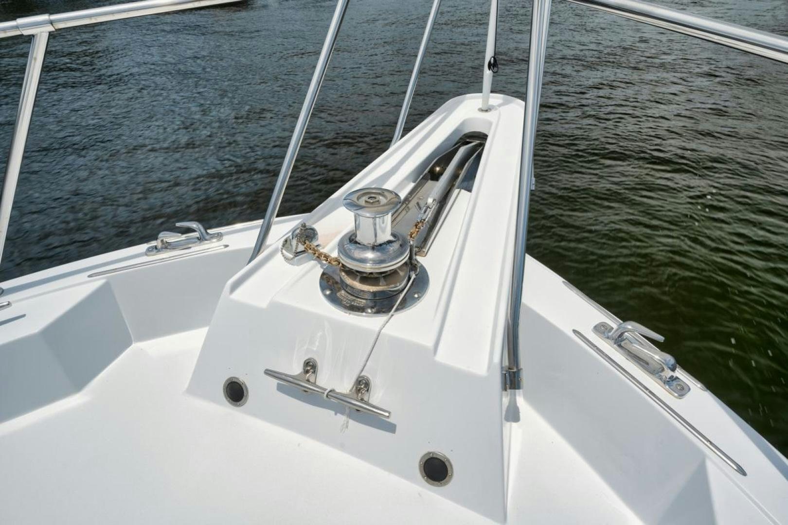 a boat on the water aboard HATT'S OFF Yacht for Sale