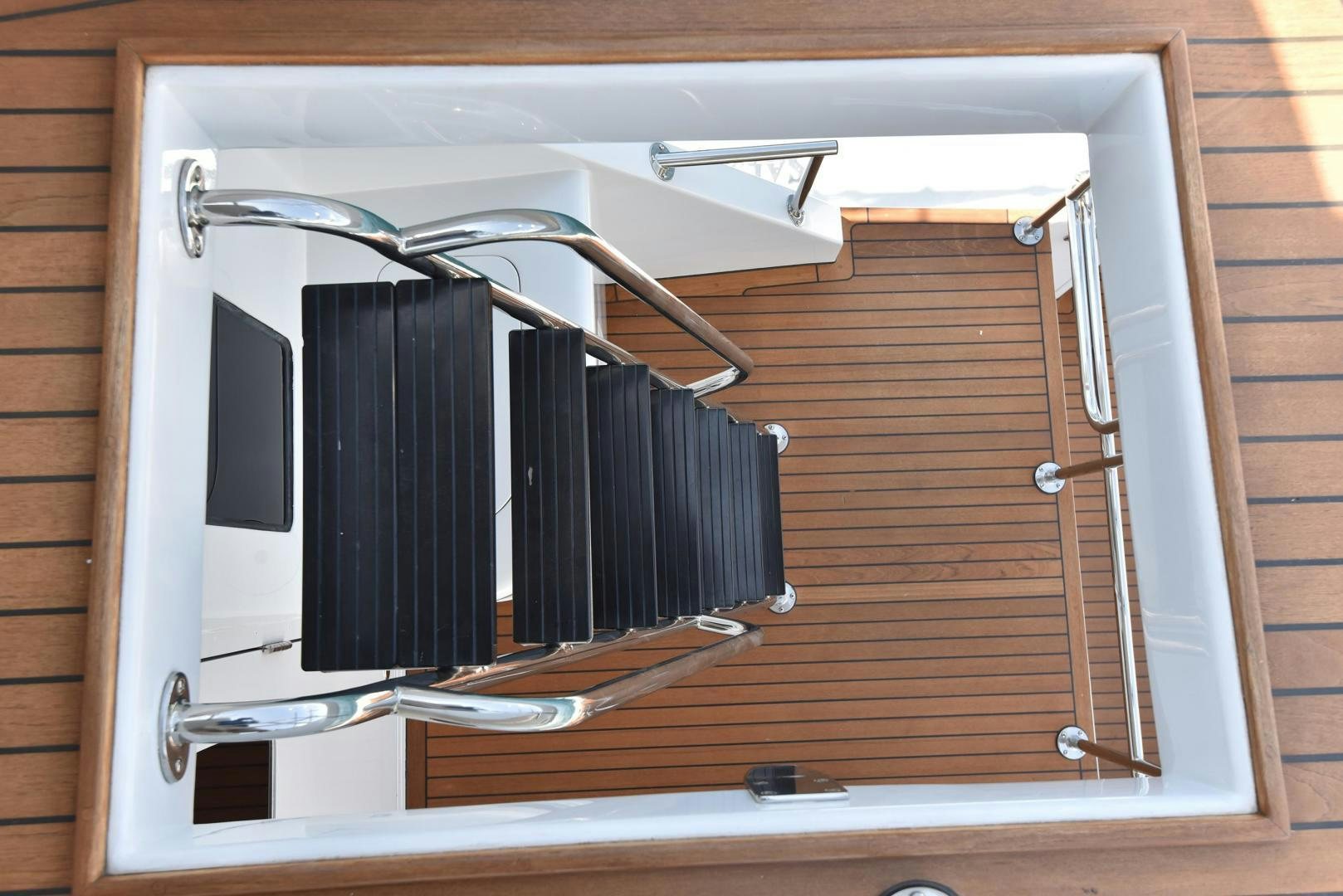 a metal box with a vent aboard SALSA Yacht for Sale