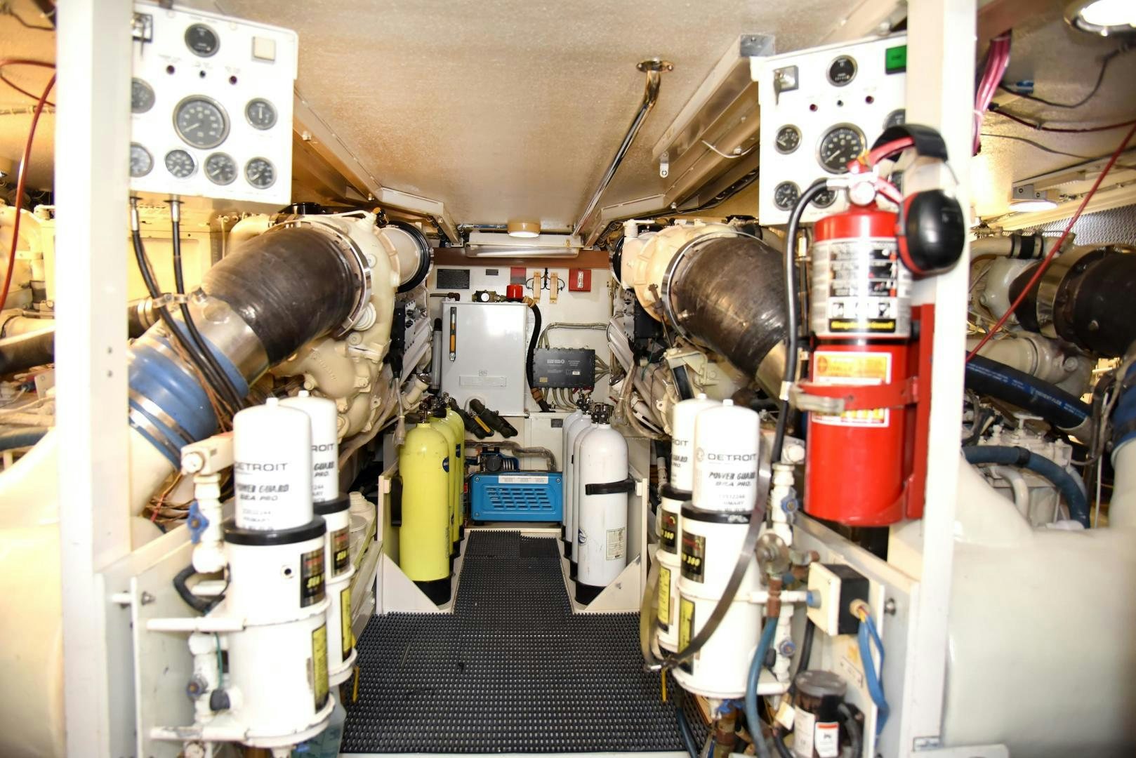 a room with several machines aboard SALSA Yacht for Sale