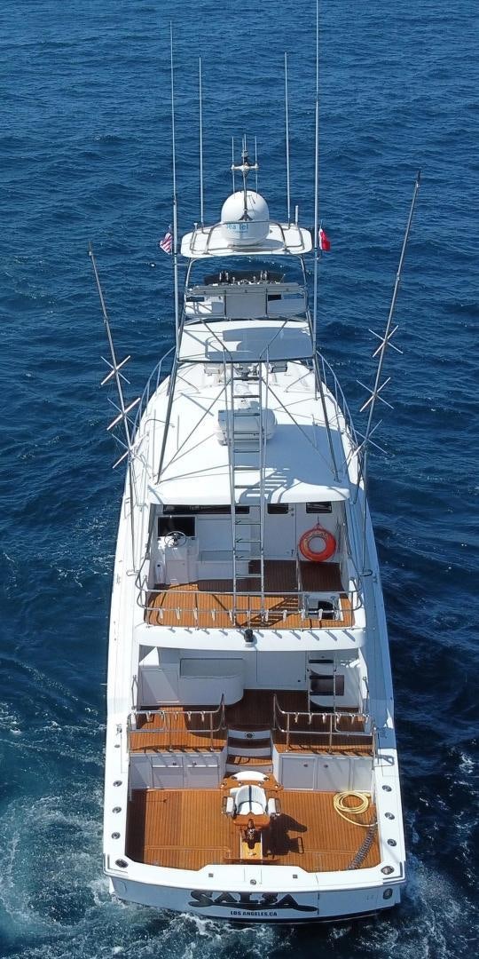 a large white ship aboard SALSA Yacht for Sale