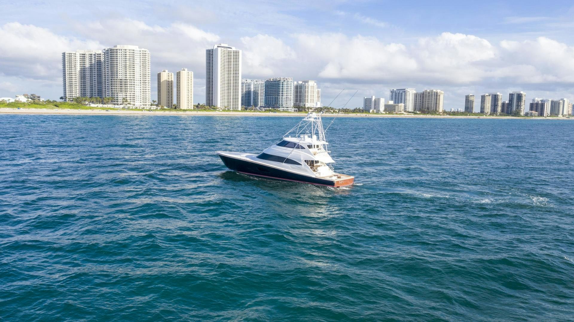 a boat in the water aboard SPECULATOR Yacht for Sale