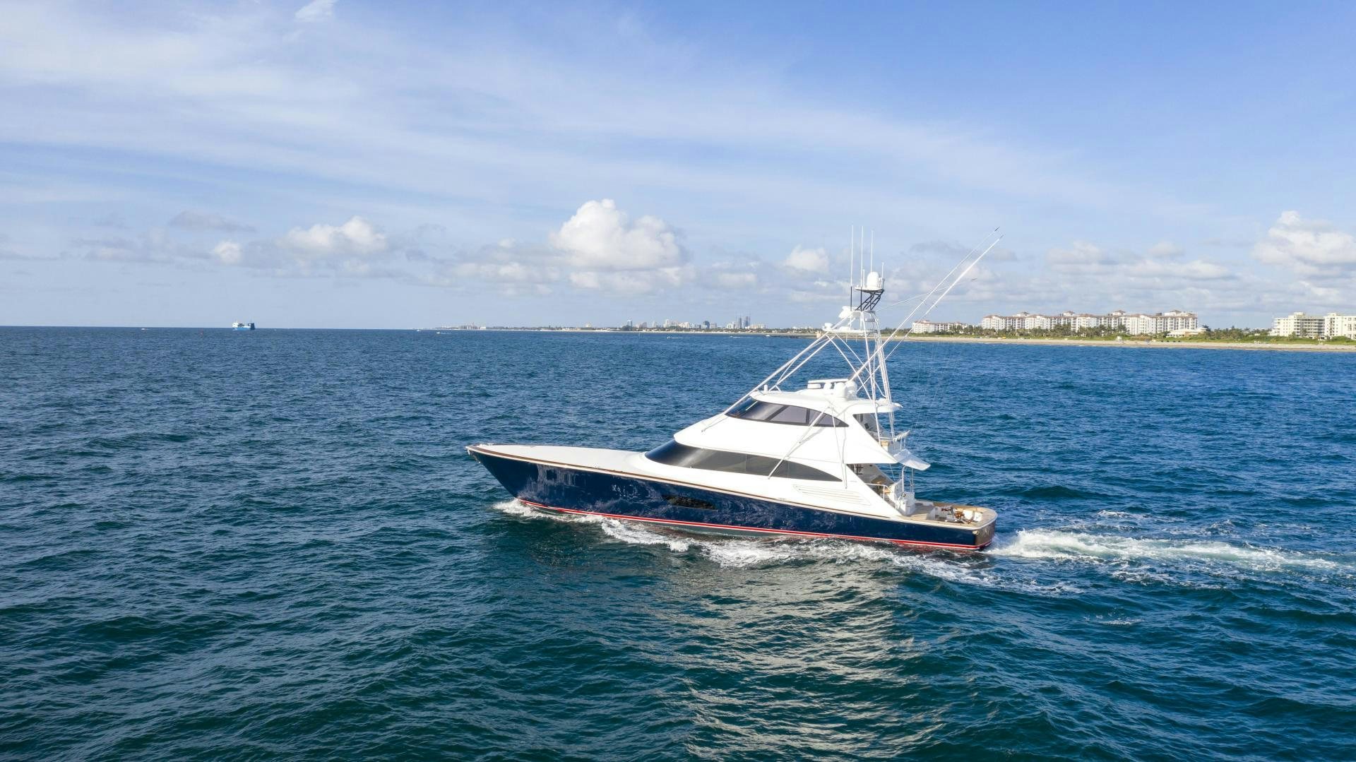 a boat in the water aboard SPECULATOR Yacht for Sale