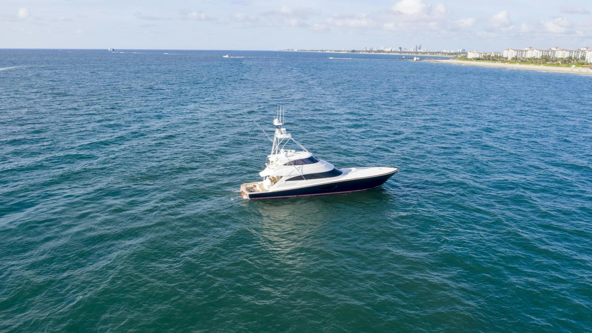 a boat in the water aboard SPECULATOR Yacht for Sale