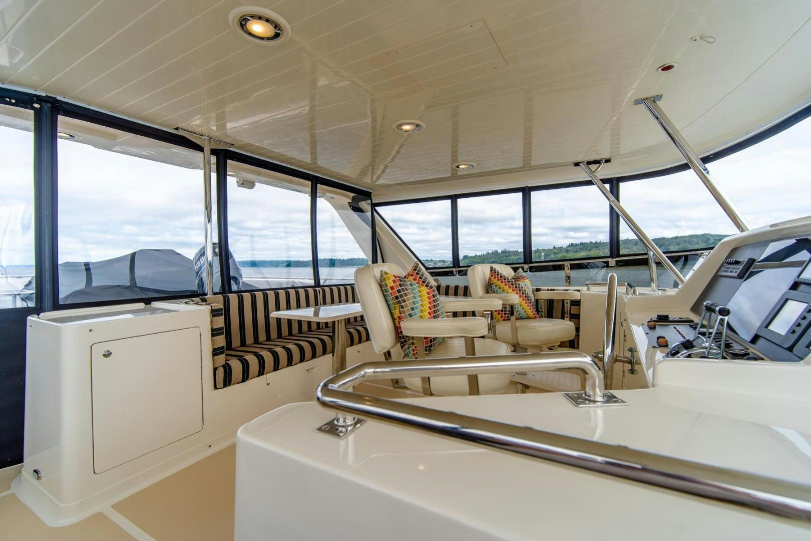 inside of a boat aboard HONORE Yacht for Sale