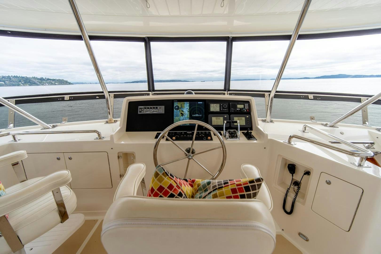 inside of a boat aboard HONORE Yacht for Sale