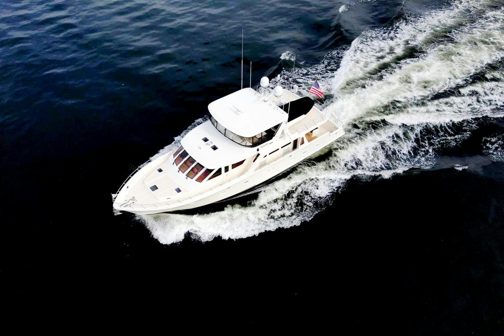 a ship on the water aboard HONORE Yacht for Sale