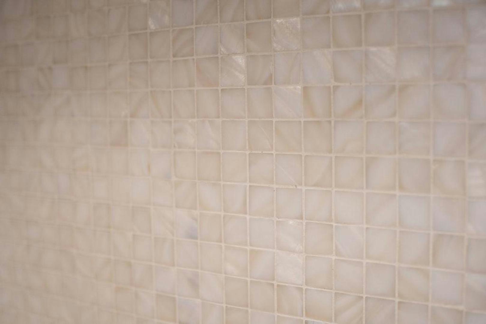 a white tile wall aboard AQUA LIFE Yacht for Sale