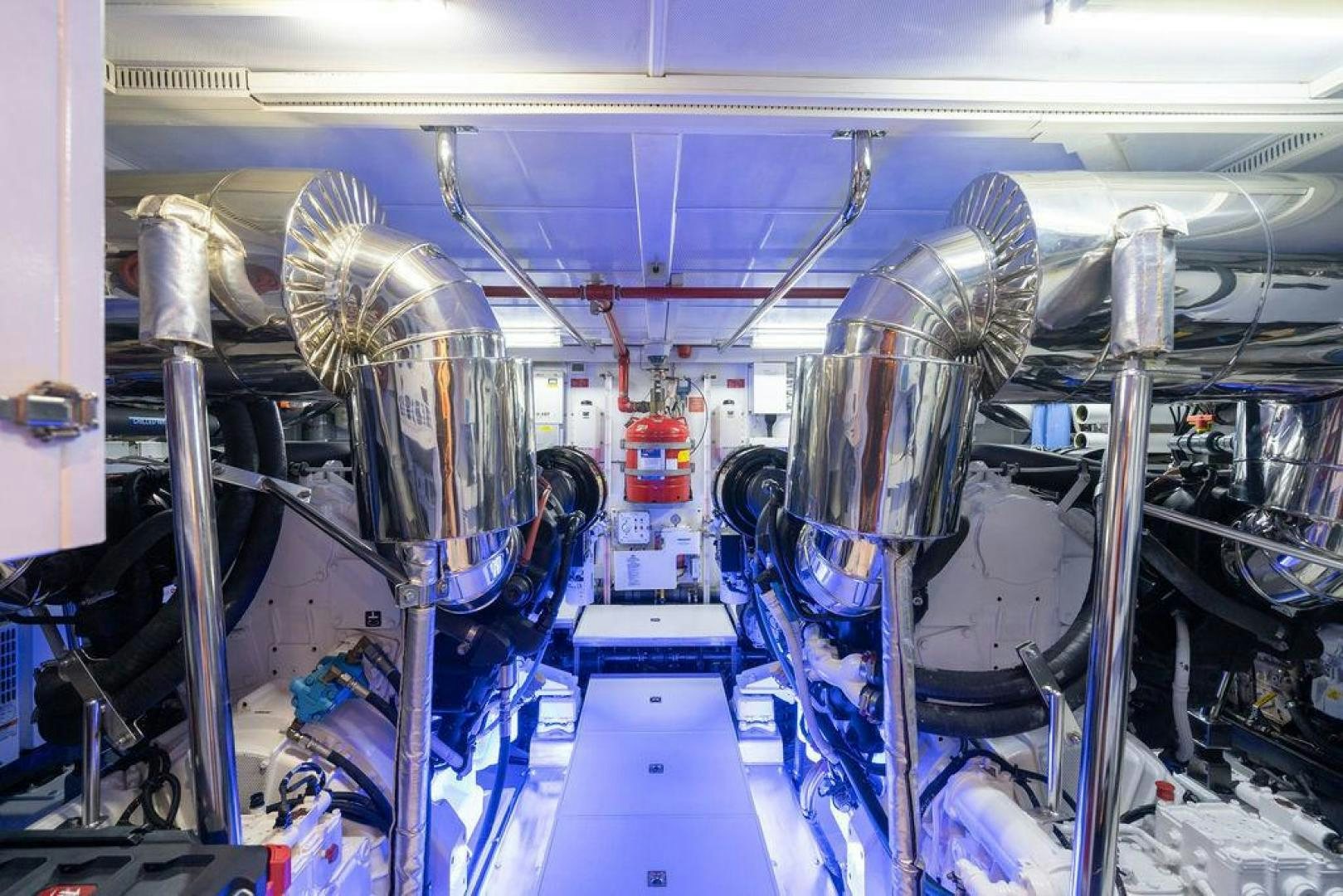 a room with many machines aboard AQUA LIFE Yacht for Sale