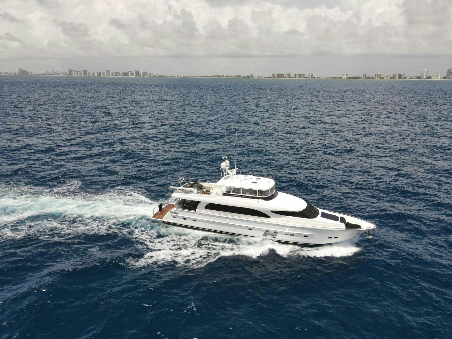 a boat on the water aboard AQUA LIFE Yacht for Sale