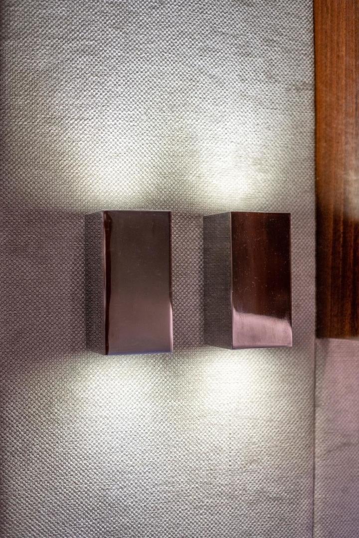 a blurry image of a room aboard AQUA LIFE Yacht for Sale