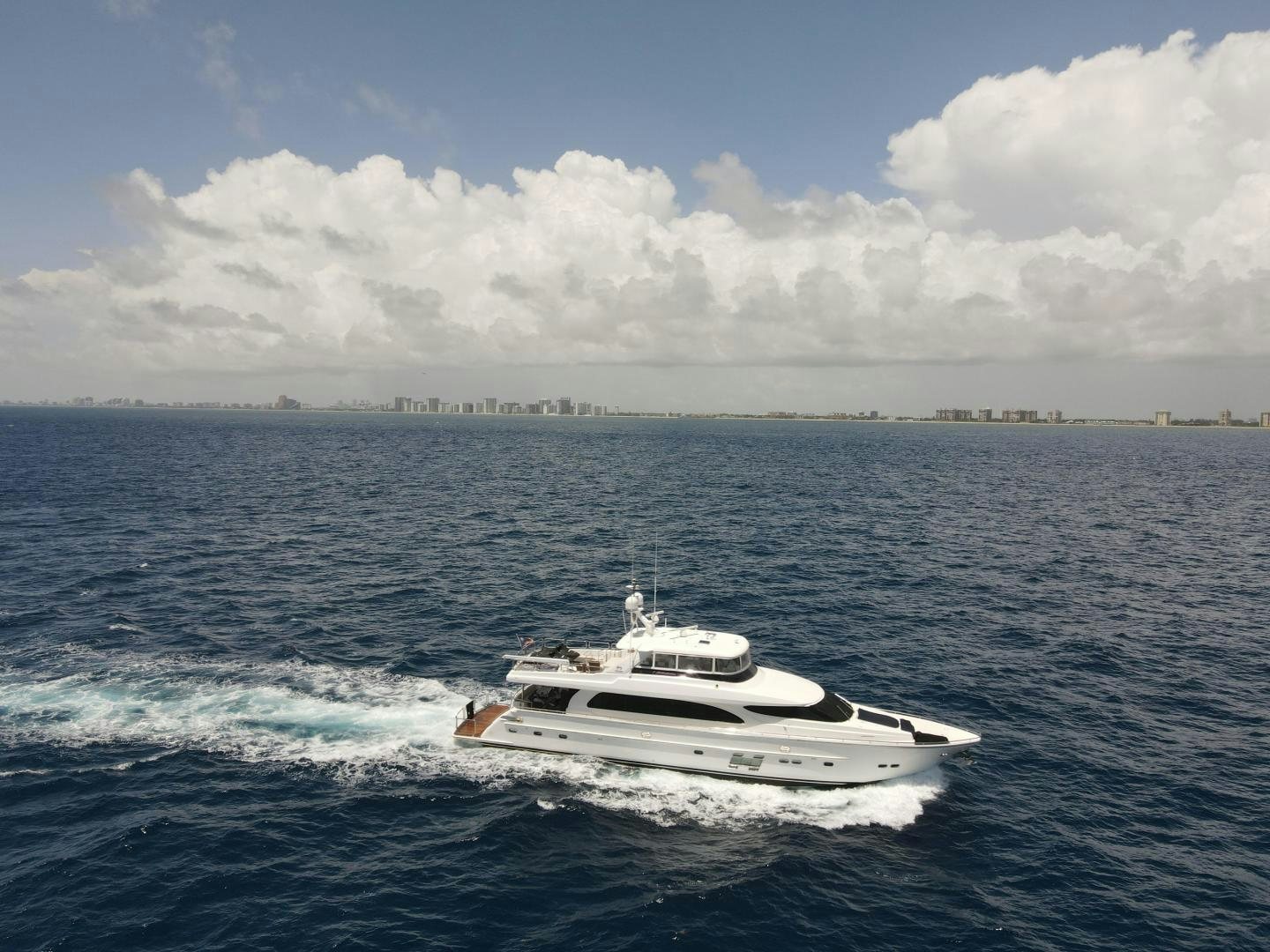 a boat on the water aboard AQUA LIFE Yacht for Sale