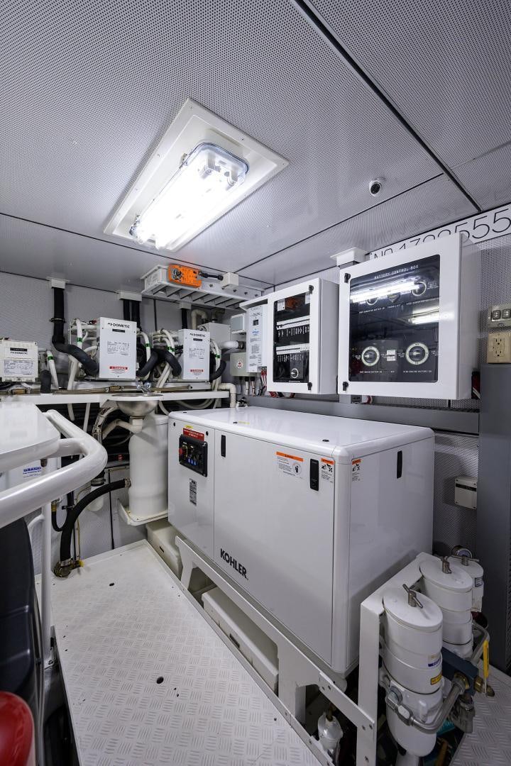 a room with machinery and equipment aboard MY 3 GALS Yacht for Sale