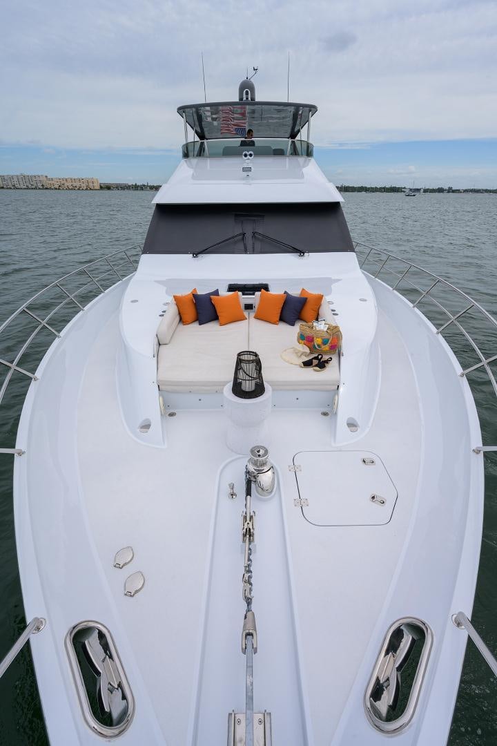 a boat with a life vest on aboard MY 3 GALS Yacht for Sale