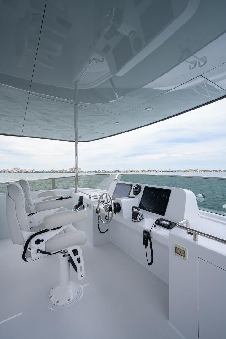 a cockpit of a plane aboard MY 3 GALS Yacht for Sale