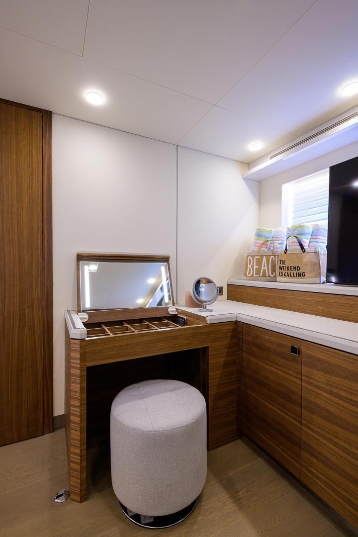 a toilet in a room aboard MY 3 GALS Yacht for Sale
