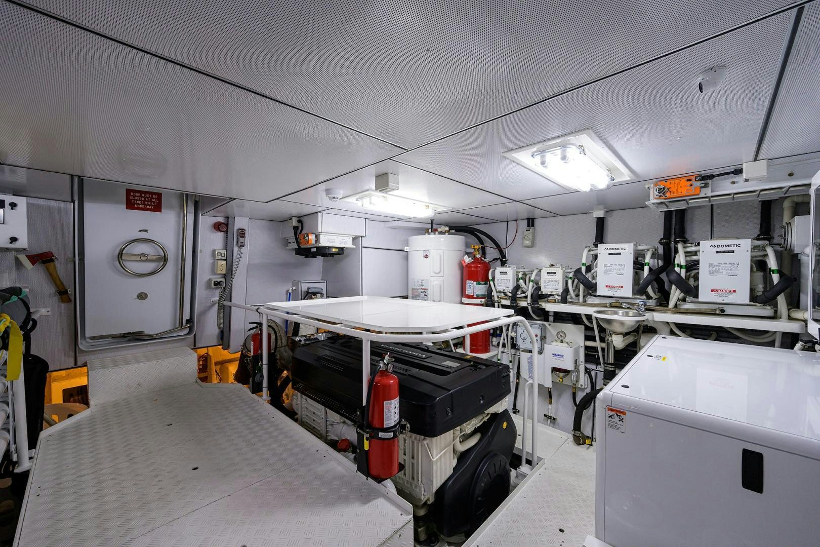 a room with machinery and equipment aboard MY 3 GALS Yacht for Sale